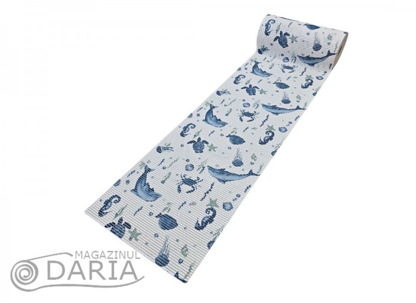 Covoras de baie 6021-1 blue